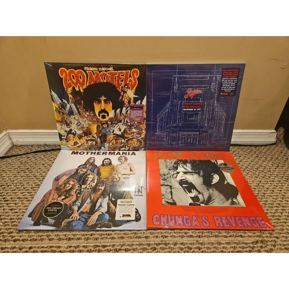 Lot of 4 Frank Zappa Records (New): Live at the Rainbow Theatre, Mothermania,